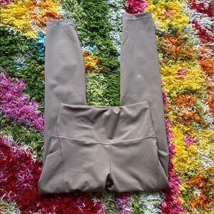 Lululemon Wunder Train Taupe Legging